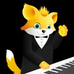 The Piano Fox Character
